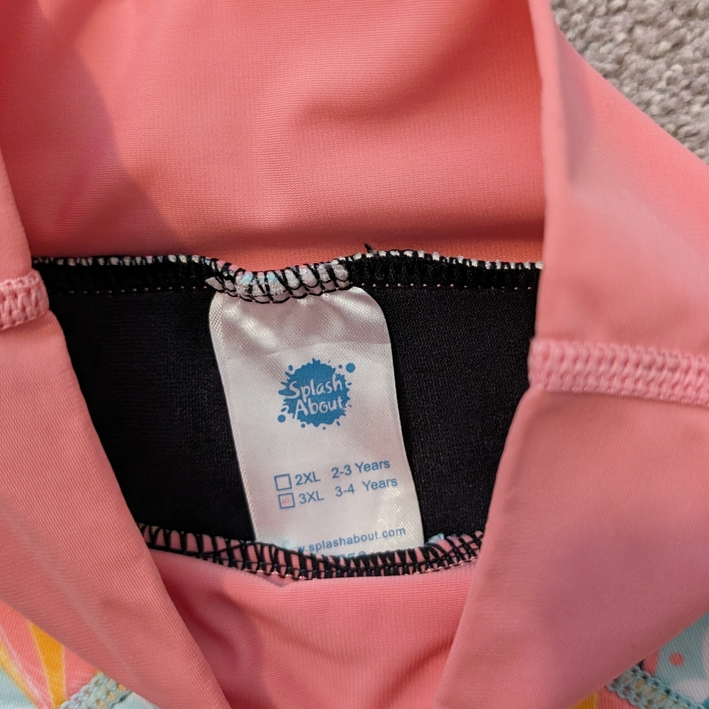 Splash About toddler swim shorts hot air balloons